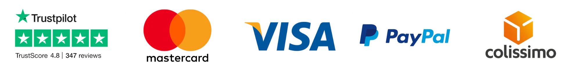 Paiement sécurisé et livraison Colissimo
